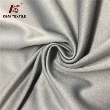 Tissu interlock en polyester brossé à haute densité