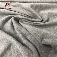 Tissu en jersey simple élastique en polyester TR et gris