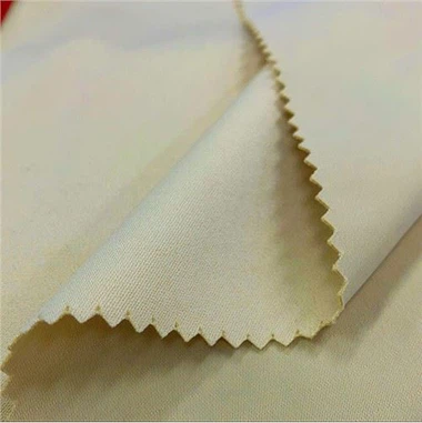 Tissu en microfibres de polyester à effet peau de pêche