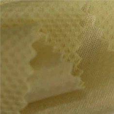 Tissu gaufré 100 % polyester à motif œil-de-perdrix