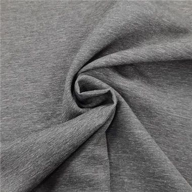 Tissu en peau de pêche en polyester recyclé