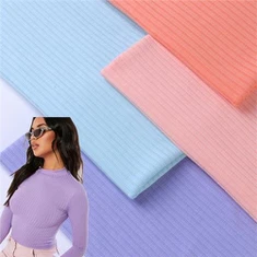 Tissu côtelé extensible Rayonne